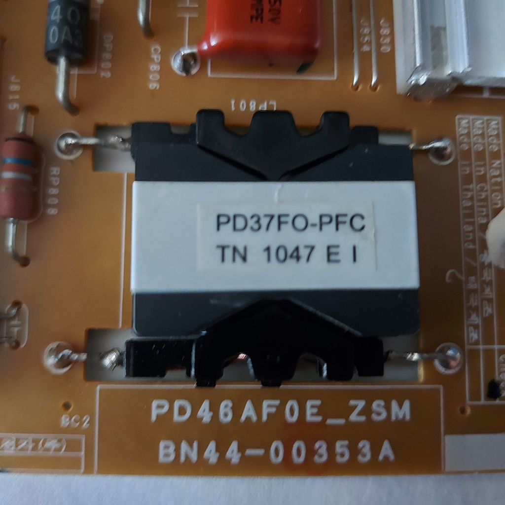 SAMSUNG UE40C5100QW Carte alimentation PD46AF0E_ZSM BN44-00353A