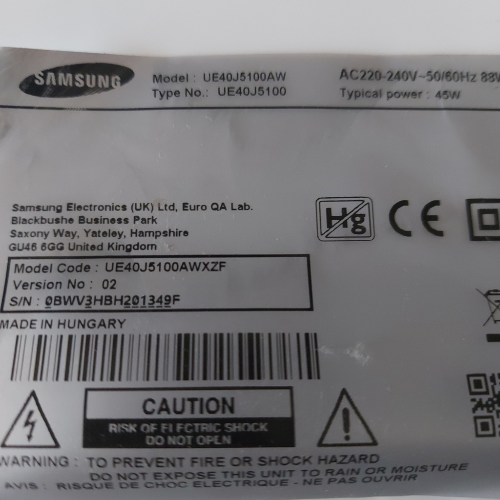 Pièce pour tv SAMSUNG UE40J5100AW 2 HAUT PARLEUR