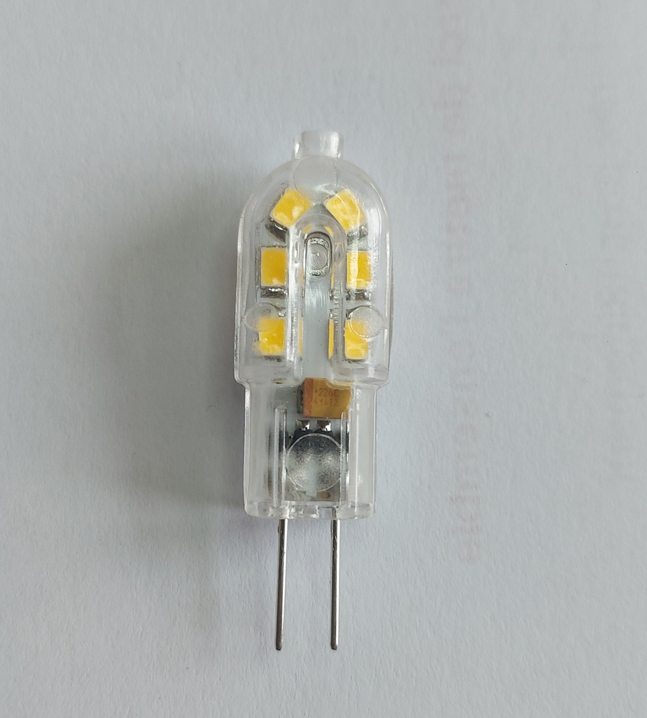 Led 12v G4 1.5W équivalent à 15-20W halogène Blanc froid 6000K 160lm