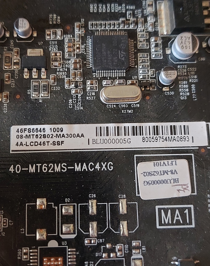 THOMSON 40FS6646 40-MT62MS-MAC4XG Carte mère