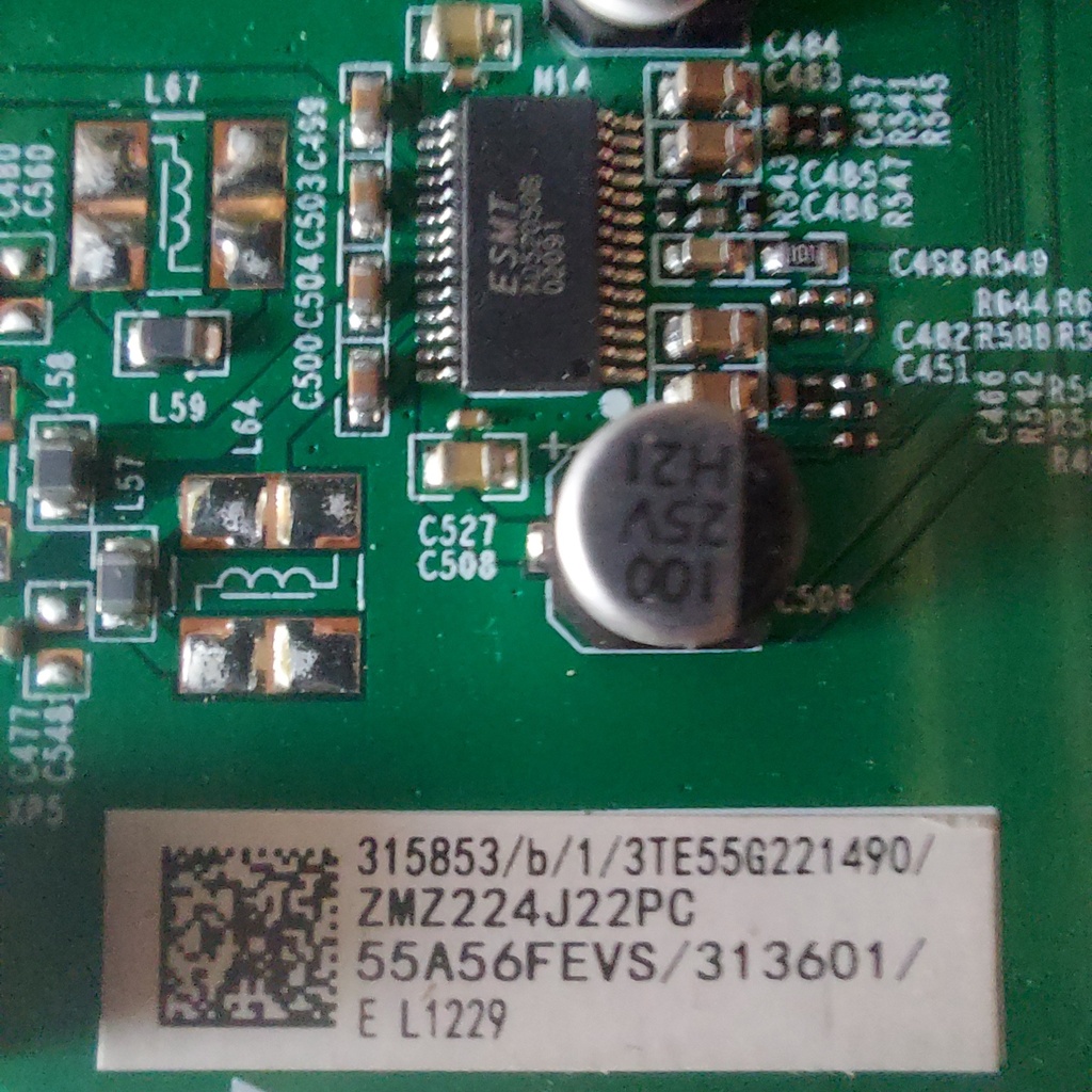 HISENSE 55E7HQ CARTE MERE RSAG7.820.11932/ROH