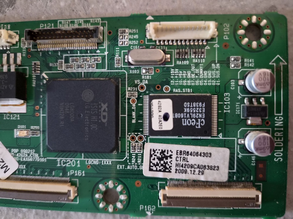 LG EAX60770101 – Carte T-Con LG 42PQ1000-ZD • LG 42PQ2000 / 42PQ20-UA • LG 42PQ3000 / 42PQ30 / 42PQ30R • LG 42PQ6000 - Référence électronique