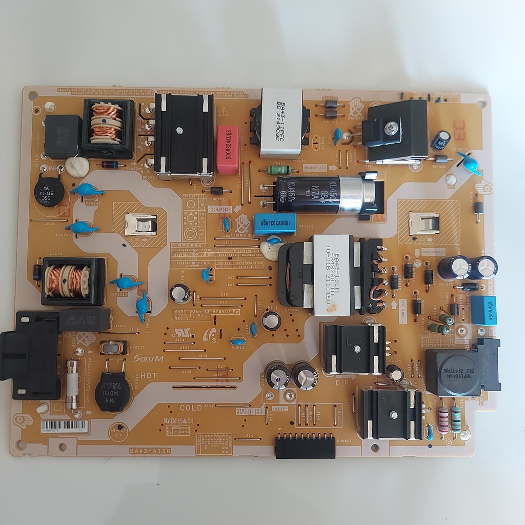 Pièce pour tv SAMSUNG UE43AU7105 K CARTE ALIMENTATION BA43FA130 KANT_SU2e_43-HYBRID_PW