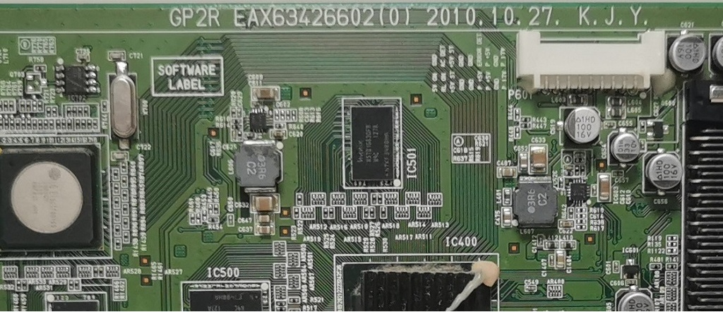 LG 5OPW451 CARTE MERE GP2R EAX63426602 REV 0.0