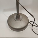 Lampe d'architecte à hauteur ajustable en acier, à réflecteur orientable et tamiseur-diffuseur Solersol en plastique bleu Louis Ferdinand SOLERE (1894 - 1961)