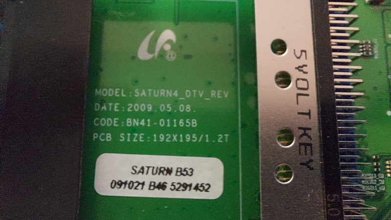 SAMSUNG LE37B530P7WXXC – Carte mère BN41-01165B