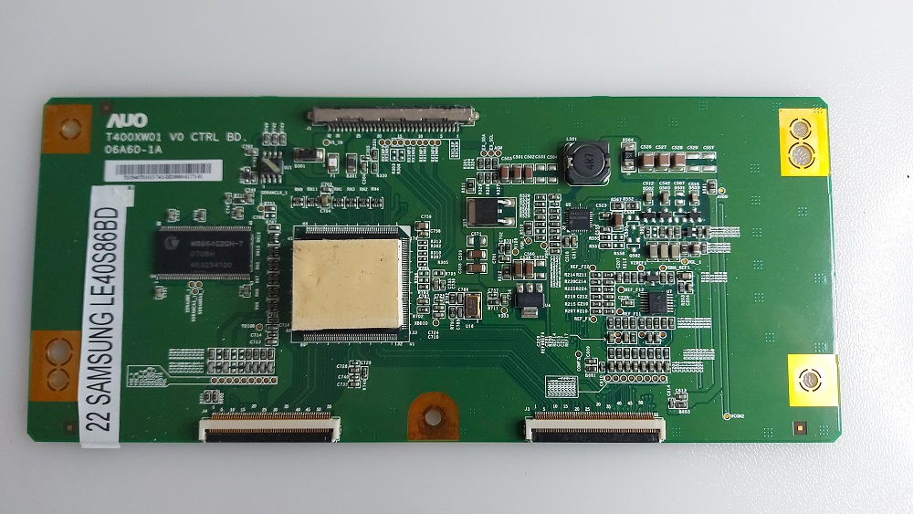 SAMSUNG LE40S86BD – Carte T-CON T400XW01 V0 CTRL BD TESTE AVANT DEMONTAGE