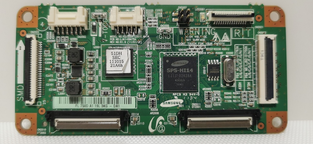 SAMSUNG PS51D450 – Carte T-CON LJ41-09475A REV1.6