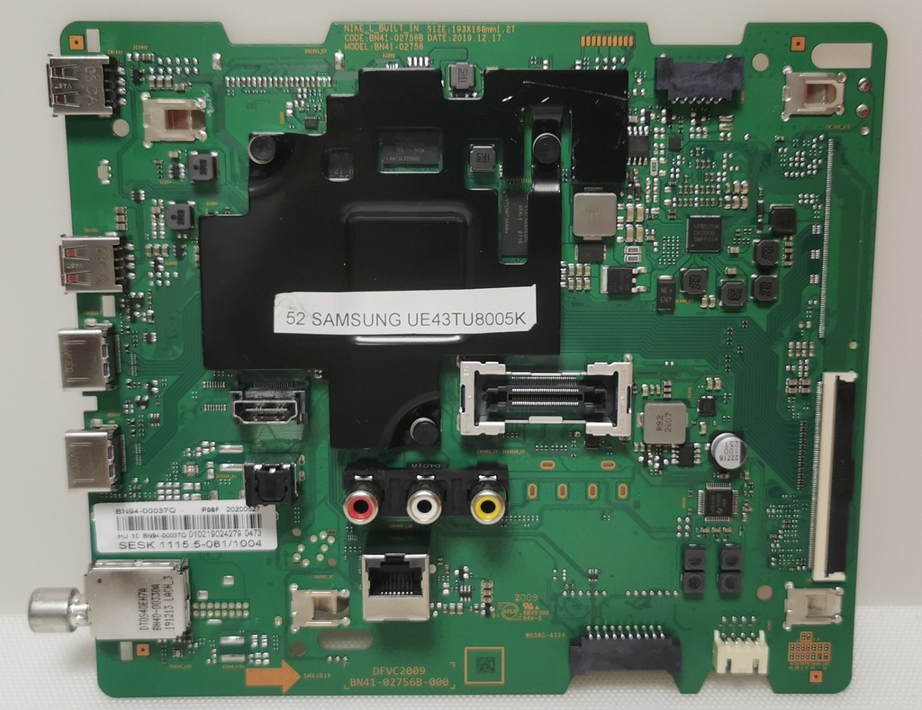 SAMSUNG UE43TU8005K – Carte mère BN41-02756