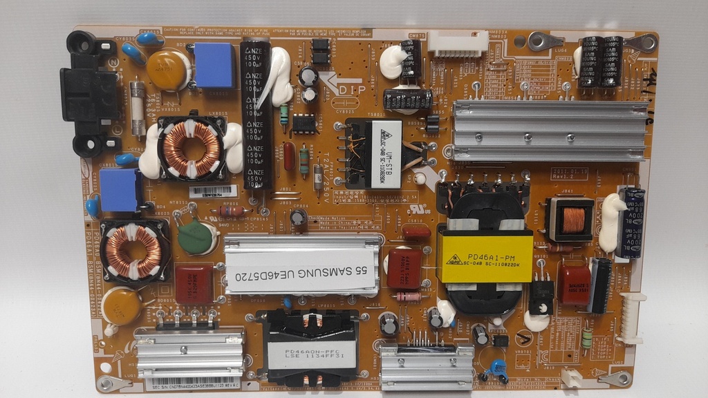 SAMSUNG UE46D5720 – Carte alimentation PD46A1_BSM BN44-00423A