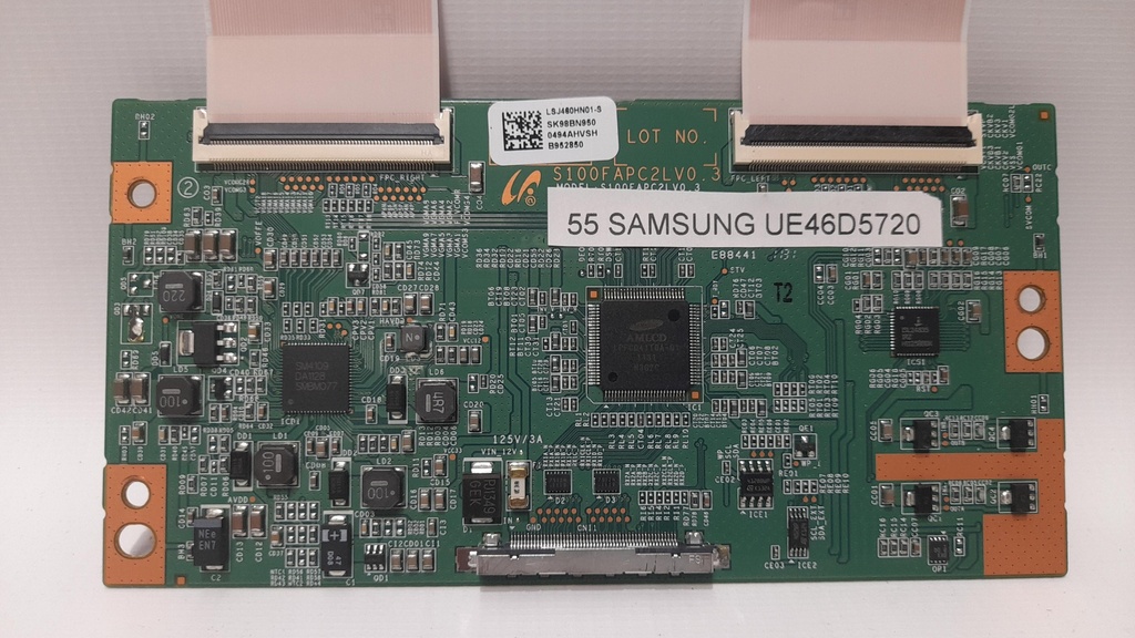 SAMSUNG UE46D5720 CARTE T-CON S100FAPC2LV0.3 BN41-01678A BN4101678