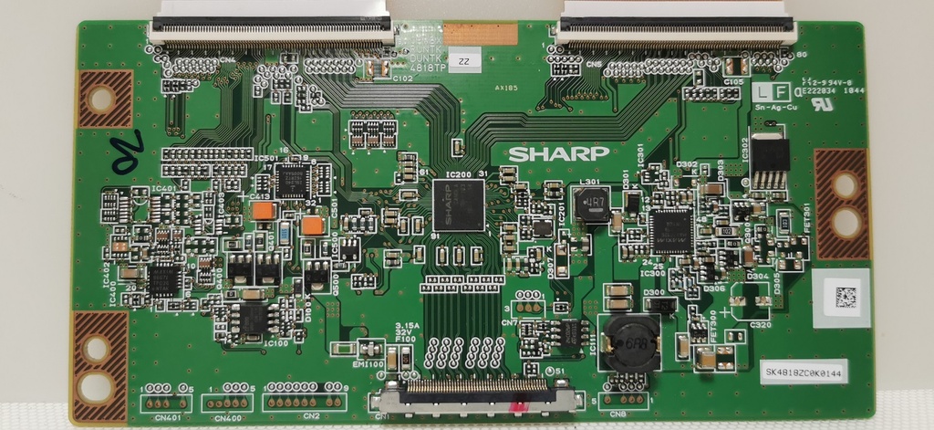SHARP 4818TPZZ – Carte T-CON CPWBXRUNTKDUNTK