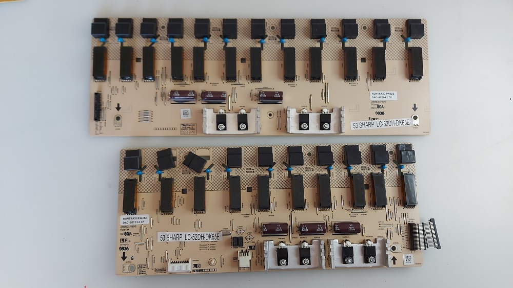 SHARP LC-52DH-DK65E – CARTE INVERTEUR RUNTKA527WJZZ