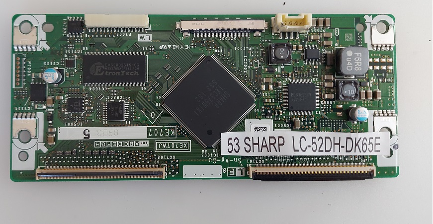 SHARP LC-52DH-DK65E – Carte T-CON CPWBX RUNTK 4010TP KE707 89B3 5