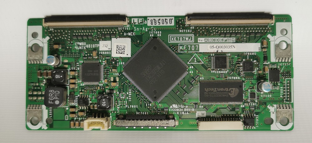 SHARP LC-52DH65E – Carte T-CON CPWBX RUNTK 4010TP XE707WJ KE707