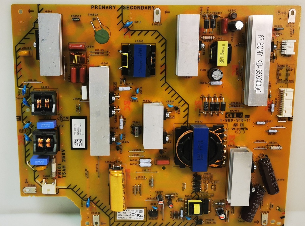 Sony KD-55X8005C – Carte alimentation 1-980-310-11
