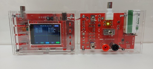 Sonde Différentielle avec oscilloscope de Jacques Audet