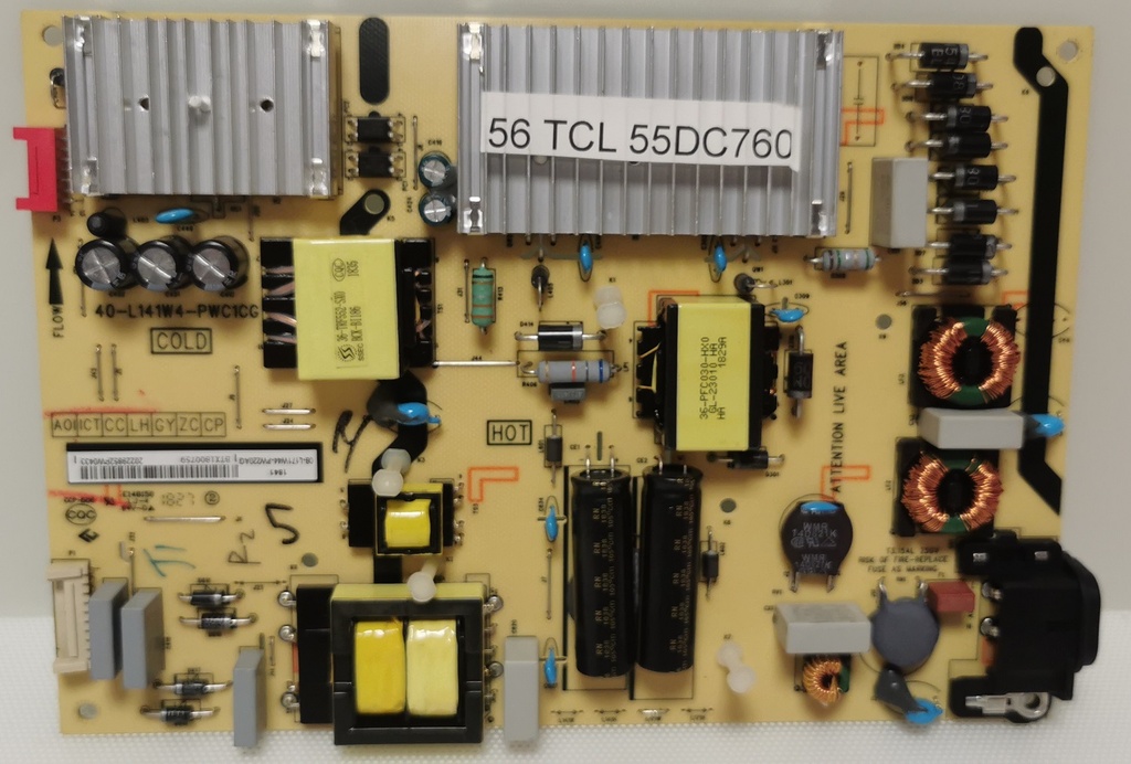 TCL 55DC760 – Carte alimentation 40-L14W4-PWC1CG