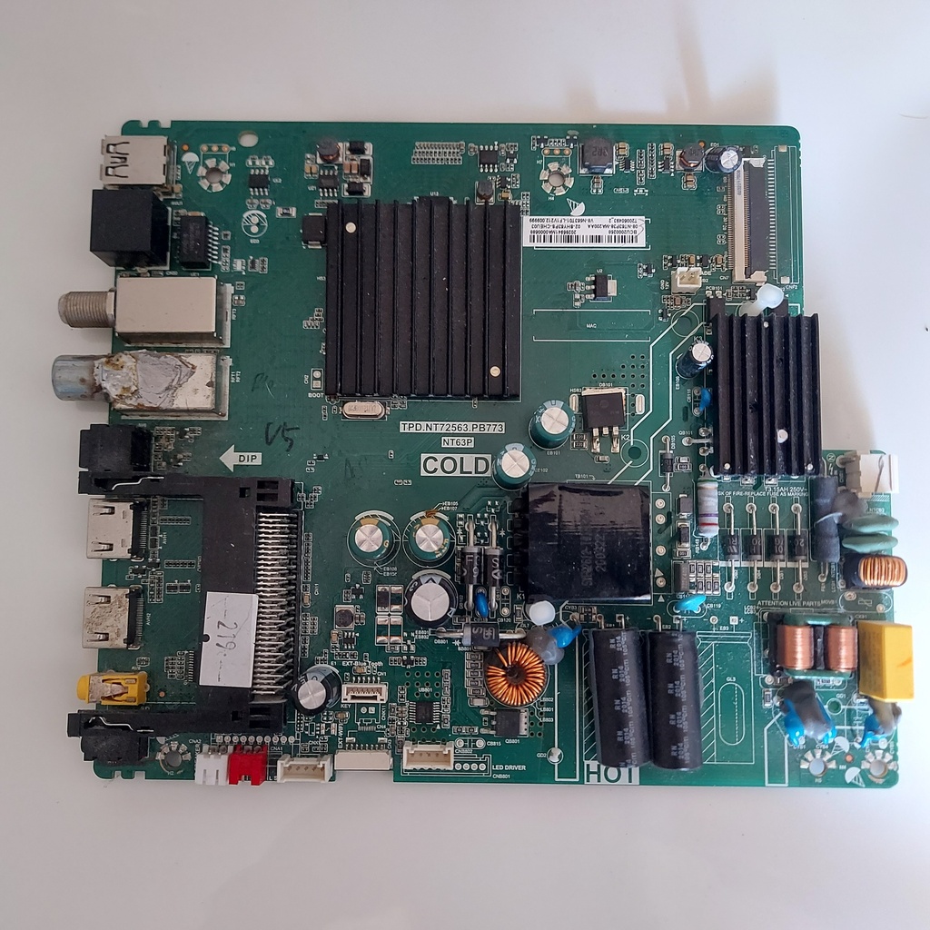 THOMSON 32FD5526 – Carte mère TPD.NT72563.PB773 NT63P
