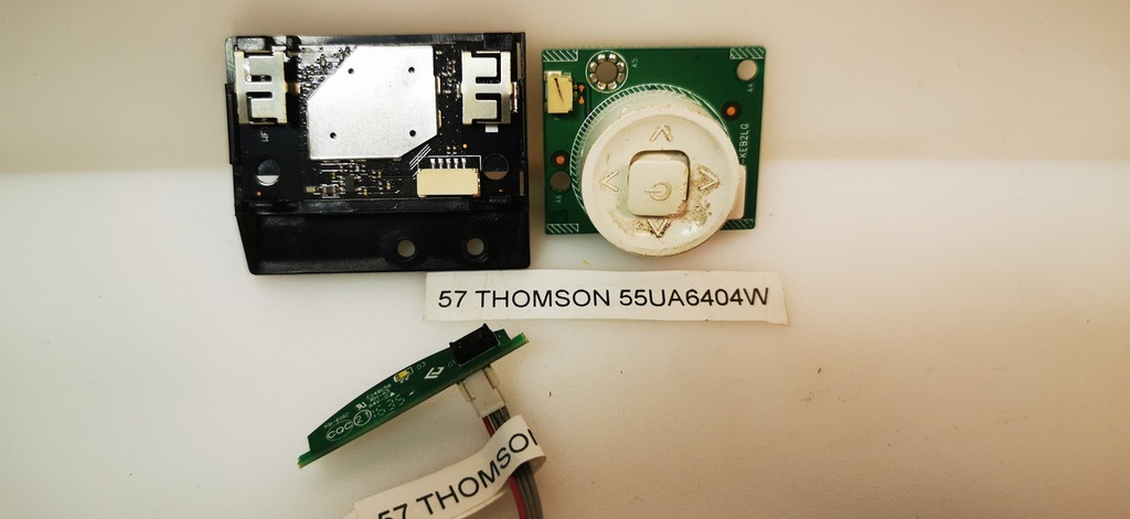 THOMSON 55UA6404W CARTE BOUTON ON OFF WIFI IR