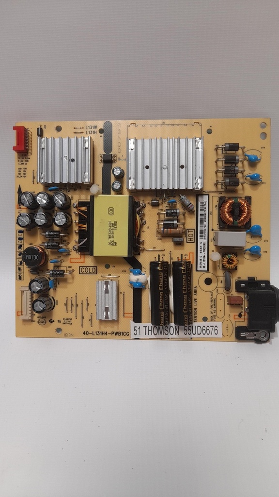 THOMSON 55UD6676 – Carte alimentation 40-L131H4-PWB1CG