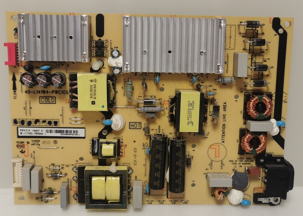 THOMSON 65UD6336 – Carte alimentation 40-L141W4-PWC1CG