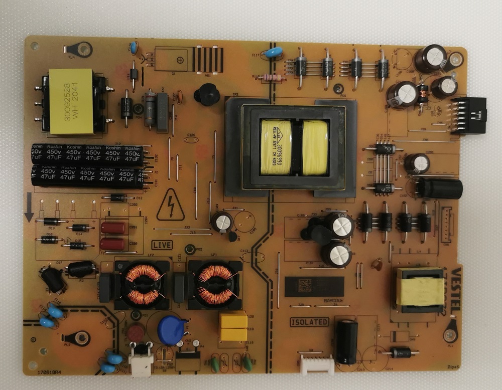 TOSHIBA 43UA2B63DG – Carte alimentation VESTEL 17IPS72