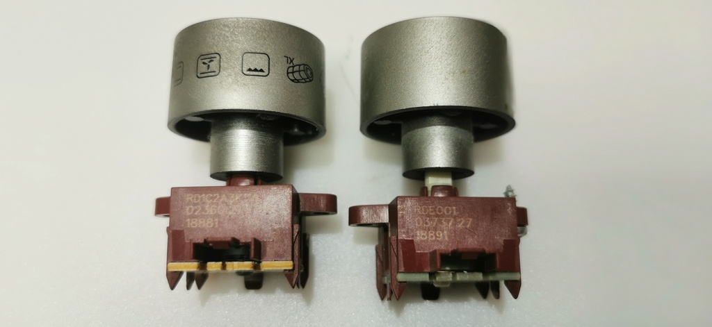 WHIRLPOOL TYPE FXTP6 MOD AKZM 751-IX BOUTONT PROGNAME POTENTIOMÈTRE DROITE GAUCHE