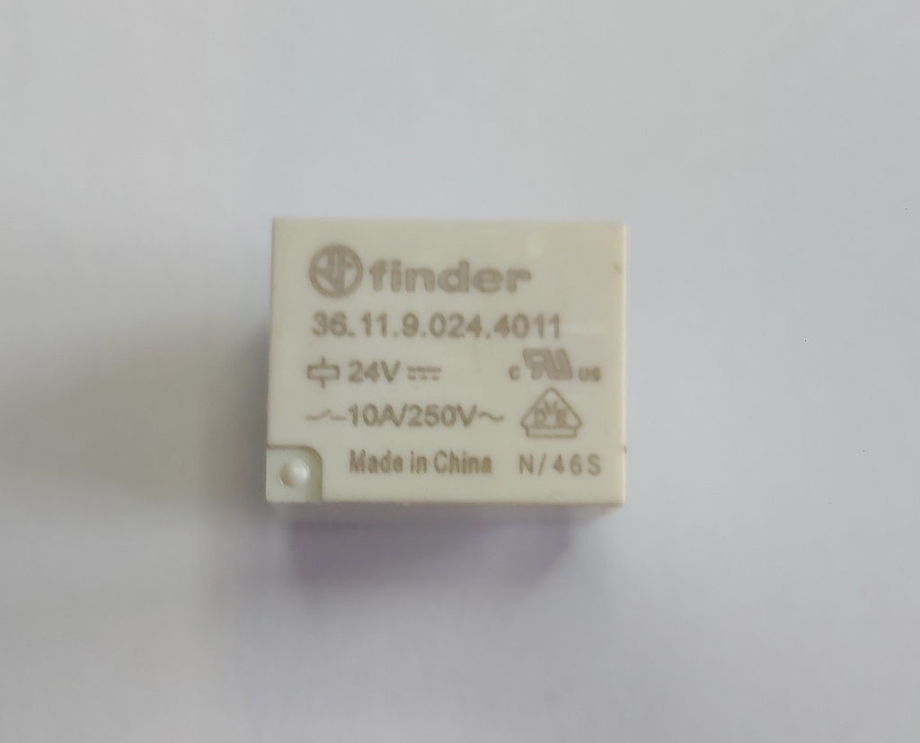 Relais finder 36.11.9.024.4011 24 V 10 A 250 V