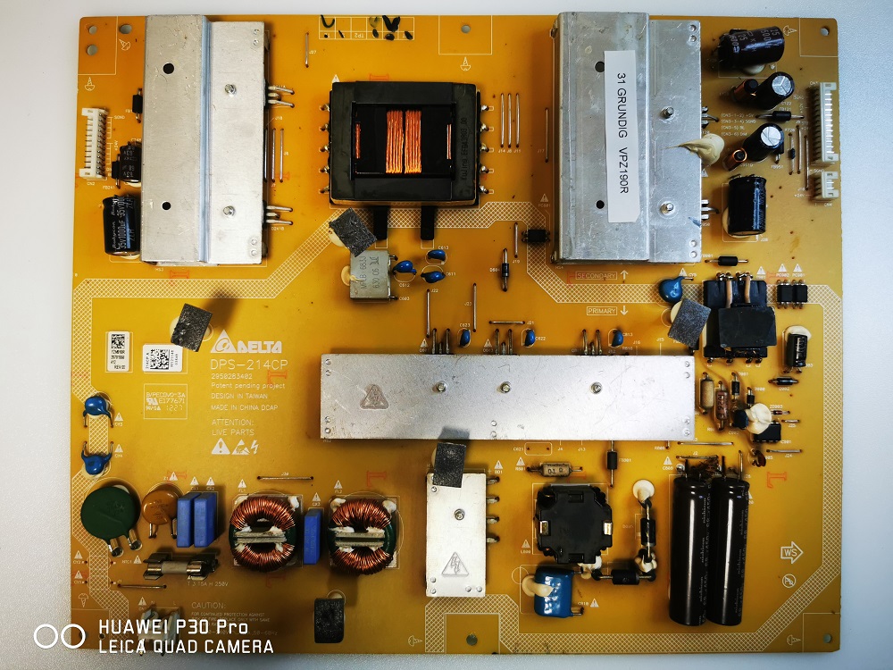 GRUNDIG 40 VLE 61142 C 40VLE61142C – Carte alimentation DPS-214CP 2950283402