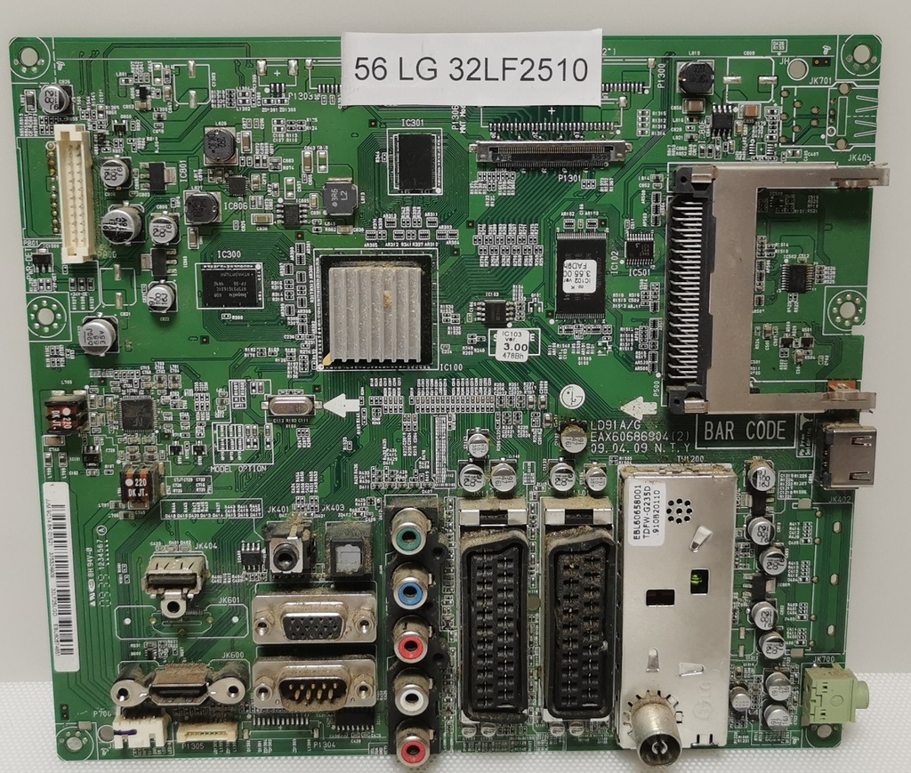 LG 32LF2510 – Carte mère LD91A/G EAX60686904 REV2