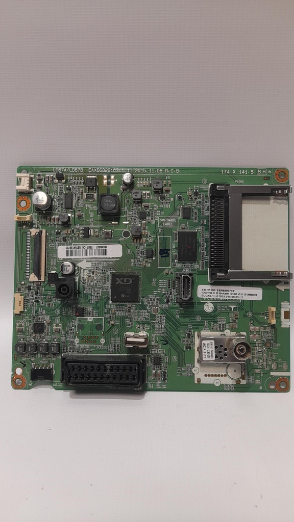 LG 43LH5100 – Carte mère LD67A/LD67B EAX66826103 1.1