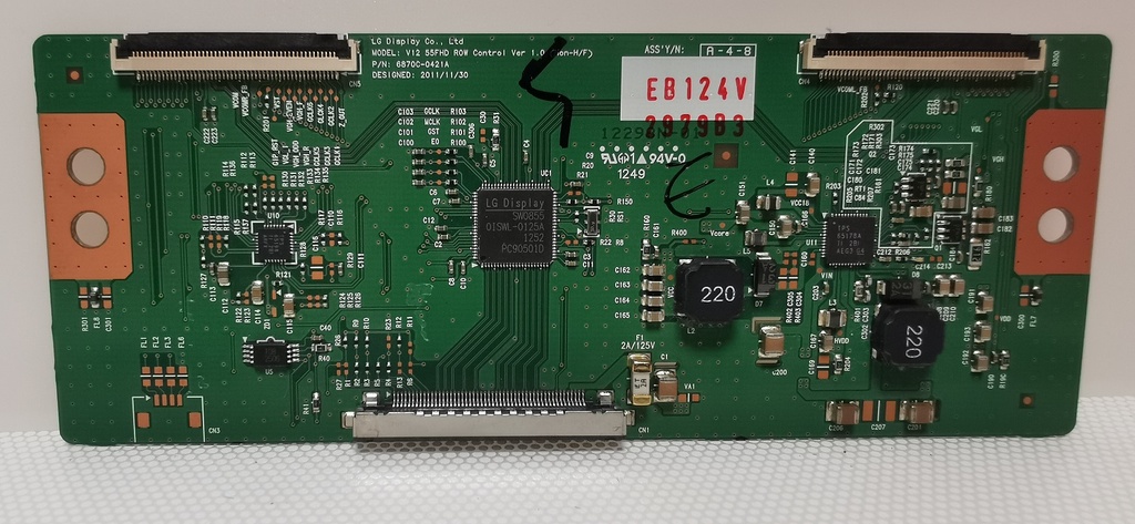 LG 47LN5454 – Carte T-CON V12 55FHD ROW VER1.0 6870C-0421A
