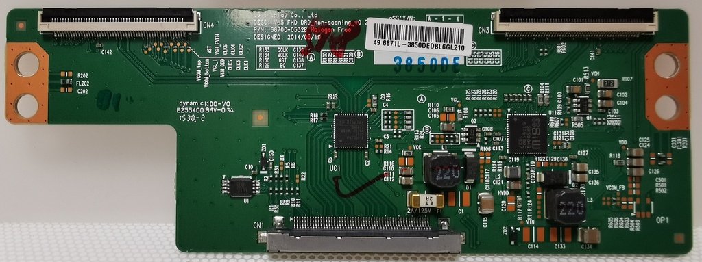 LG 49LF5100 – Carte T-CON 6870C-0532B