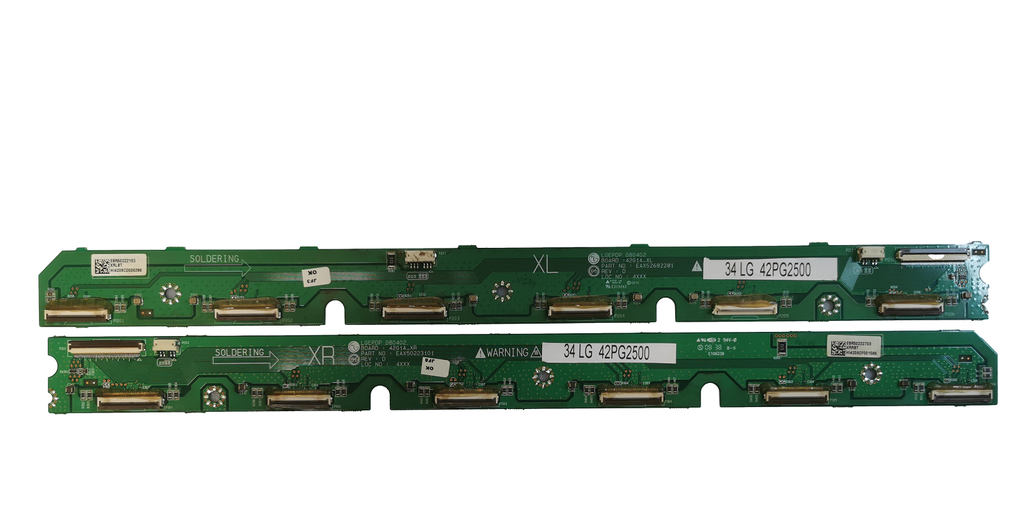 LG 42PG2500 CARTE BUFFER XL & XR BUFFER 42G1A_XL EAX52682281 & BUFFER 42G1A_XR EAX50223101