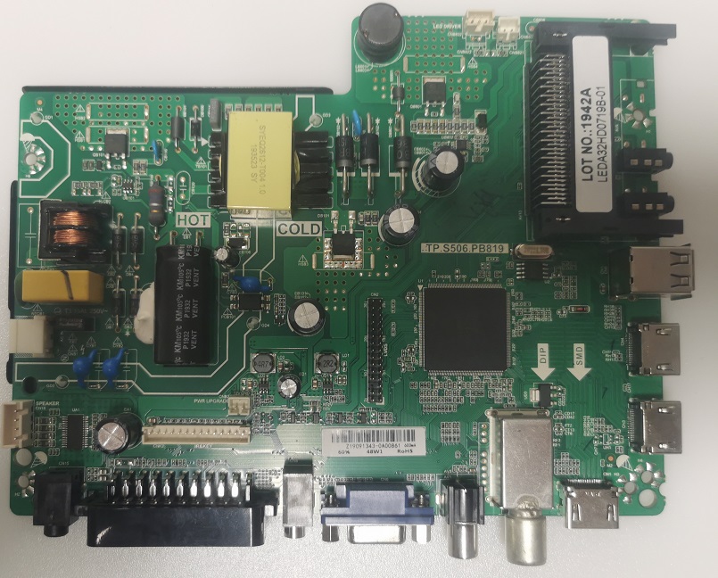 AYA LEDA32HD07198-01-8 – Carte mère et ALIMENTATION TP.S506.PB819