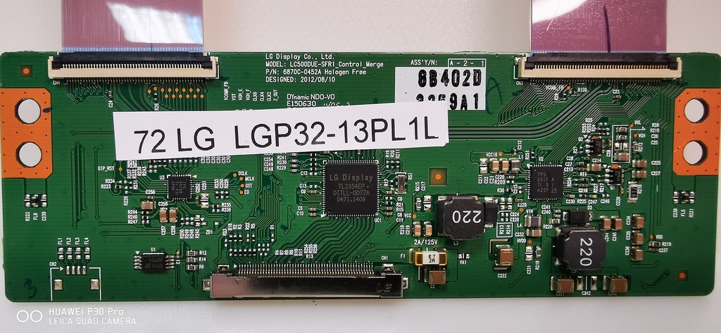LG LGP32-13PL1 CARTE T-CON LC500DUE-SFR1 6870C-0452A