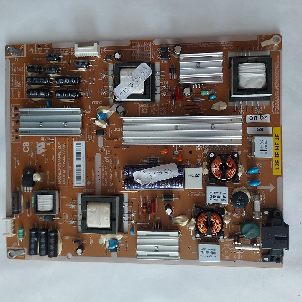 SAMSUNG UE37C5100QW CARTE ALIMENTATION PD37AF0E_ZDY BN44-00351B CN07BN4400351BDC07Z8D2382