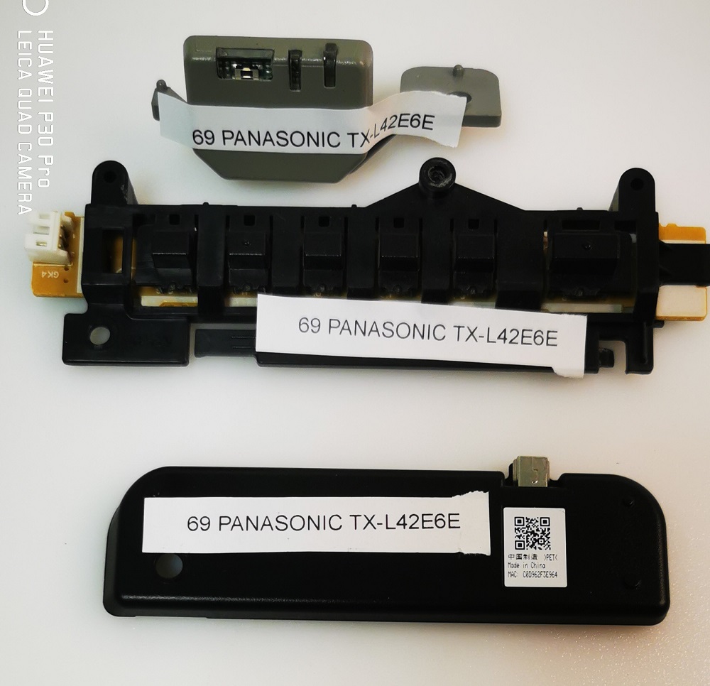 PANASONIC TX-L42E6E BOUTON ON OFF IR