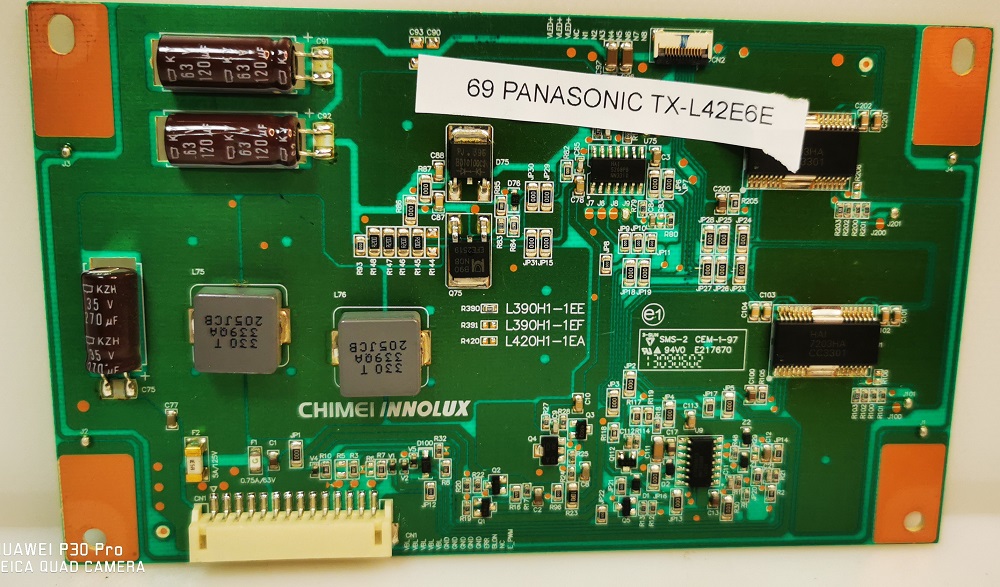 PANASONIC TX-L42E6E – Carte inverter SMS-2 CEM-1-97 E217670