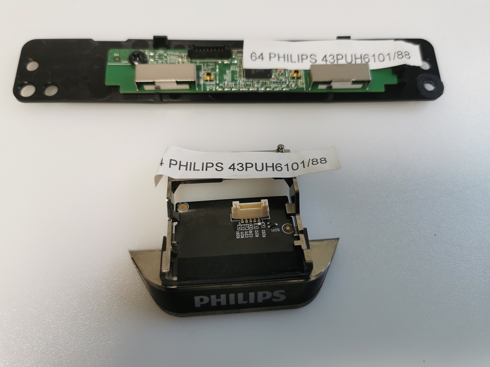 PHILIPS 43PUH6101/88 CARTE BOUTON OFF IR