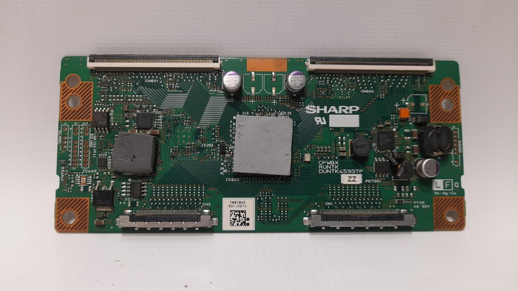 PANASONIC TX-L42U10E – Carte T-CON CPWBX RUNTK DUNTK4593TP