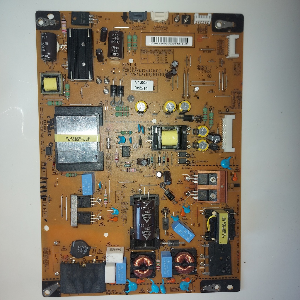 Pour TV LG 47LM640S LED CARTE ALIMENTATION EAX64744204 1.3