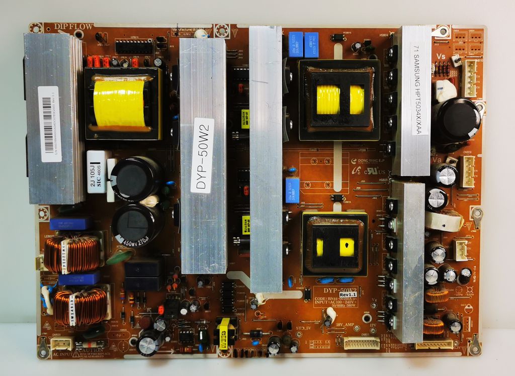 SAMSUNG HPT5034XXAA – Carte alimentation DYP-50W2 REV1.1 BN44-00160A