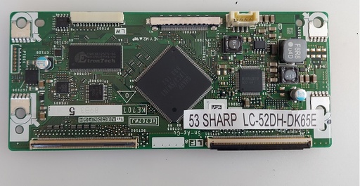 [53-] SHARP LC-52DH-DK65E CARTE T-CON CPWBX RUNTK 4010TP KE707 89B3 5