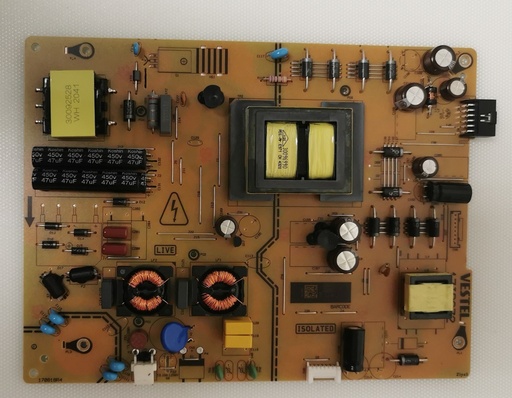 [74--] TOSHIBA 43UA2B63DG – Carte alimentation VESTEL 17IPS72