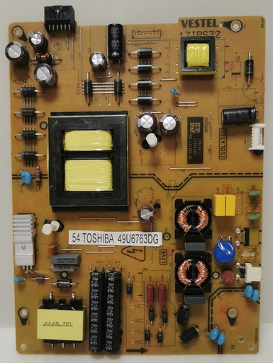 [54-] TOSHIBA 49U6763DG – Carte alimentation VESTEL 171IPS72
