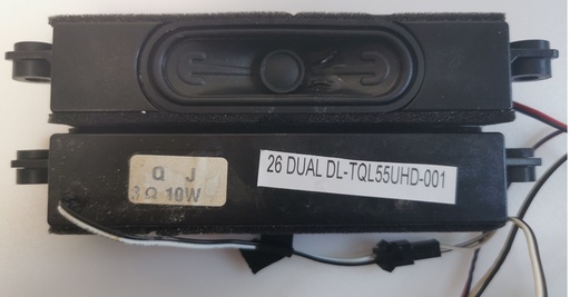 [26-] DUAL DL-TQL55UHD001 – Haut-parleurs