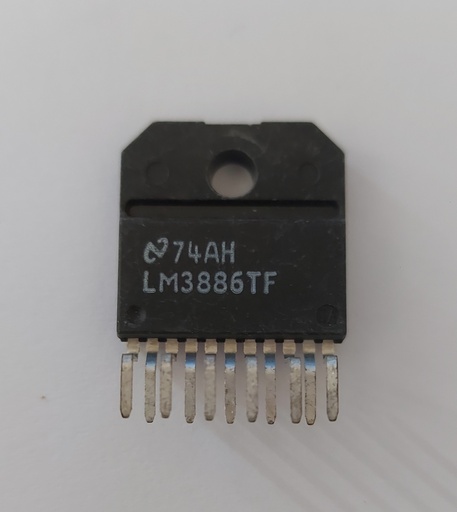 [A008--] LM3886T LM3886TF Amplificateur audio. Puissance de sortie: 60 W 4 Ohms - 30 W/8 Ohms. Boîtier 11pins – Lot de 1