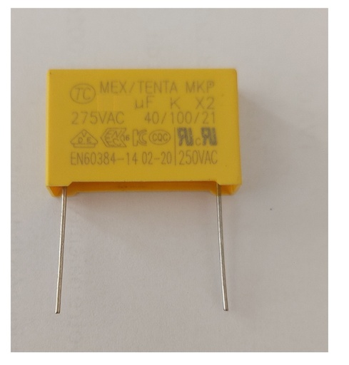 [H001--] Condensateur x2 275 V 0.001 µF – Lot de 1